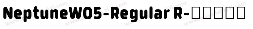 NeptuneW05-Regular R字体转换